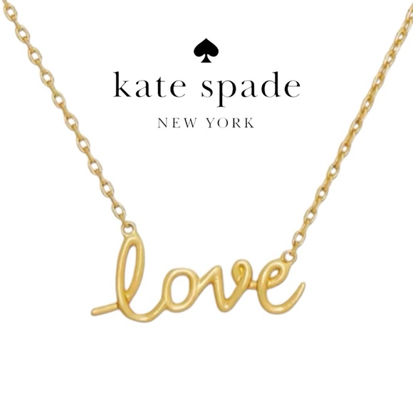 NWT Kate Spade Love Necklace - Picture 1 of 4